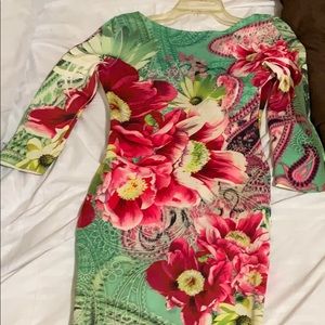 Floral print dress